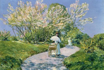 A Walk in the Park by Childe Frederick Hassam