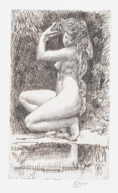 Egeria by Childe Frederick Hassam