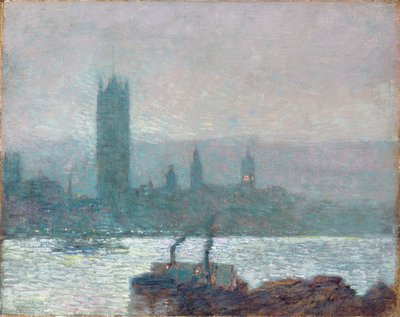 Houses of Parliament, Early Evening by Childe Frederick Hassam