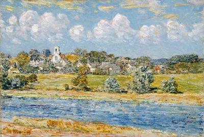 Landscape at Newfields, New Hampshire by Childe Frederick Hassam