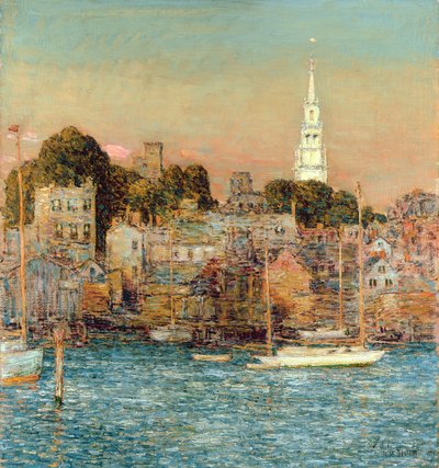 October Sundown, Newport by Childe Frederick Hassam