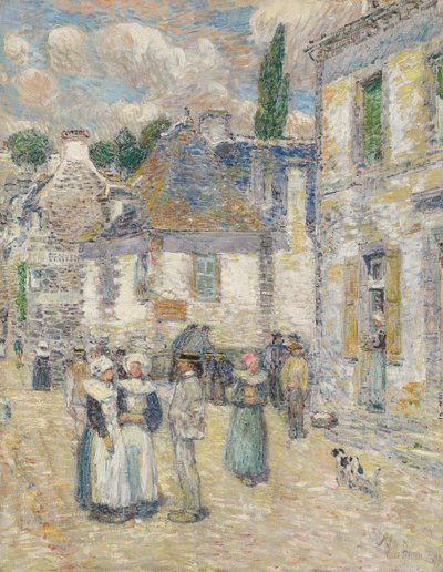 Pont-Aven by Childe Frederick Hassam