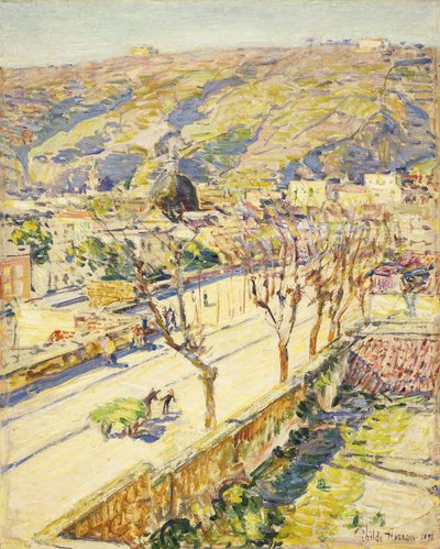 Posillipo, Italy by Childe Frederick Hassam