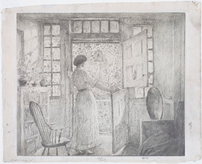 The Dutch Door by Childe Frederick Hassam