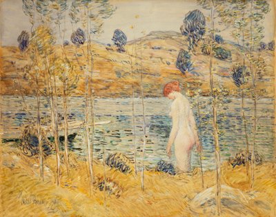 The River Bank by Childe Frederick Hassam