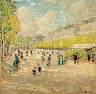 The Tuileries Gardens by Childe Hassam