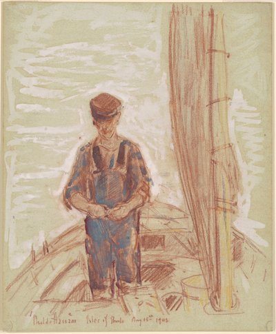 Fisherman, Isle of Shoals by Childe Hassam