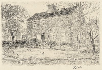 Home Sweet Home, No. 2, Easthampton, 1923 by Childe Hassam