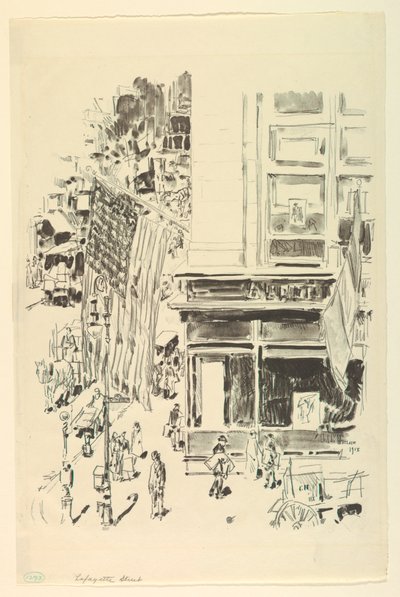 Lafayette Street by Childe Hassam