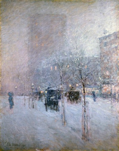 Late Afternoon, New York, Winter by Childe Hassam