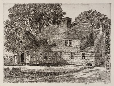 Old Dominy House by Childe Hassam