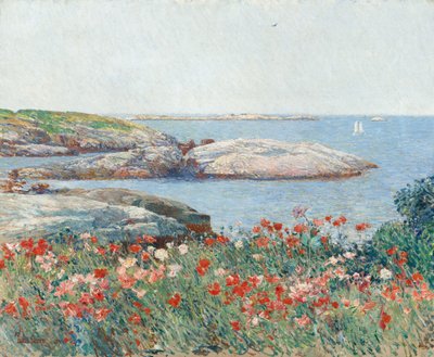 Poppies, Isles of Shoals by Childe Hassam