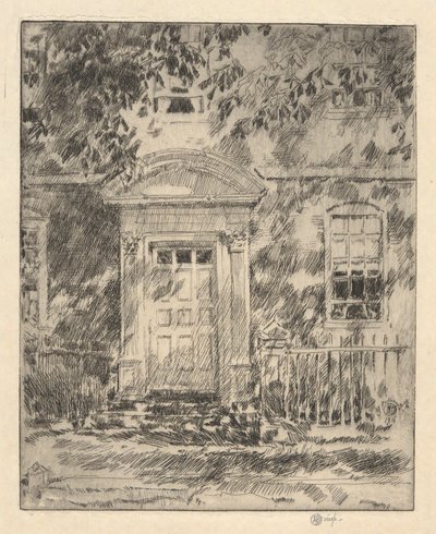 Portsmouth Doorway, 1916 by Childe Hassam