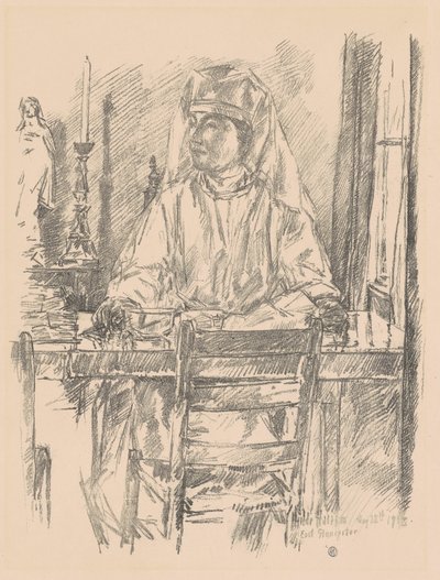 Red Cross Nurse by Childe Hassam