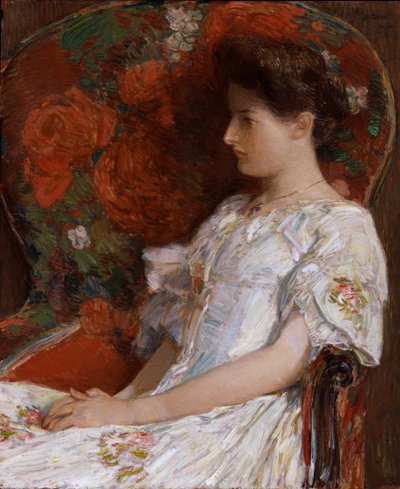 The Victorian Chair, 1906 by Childe Hassam