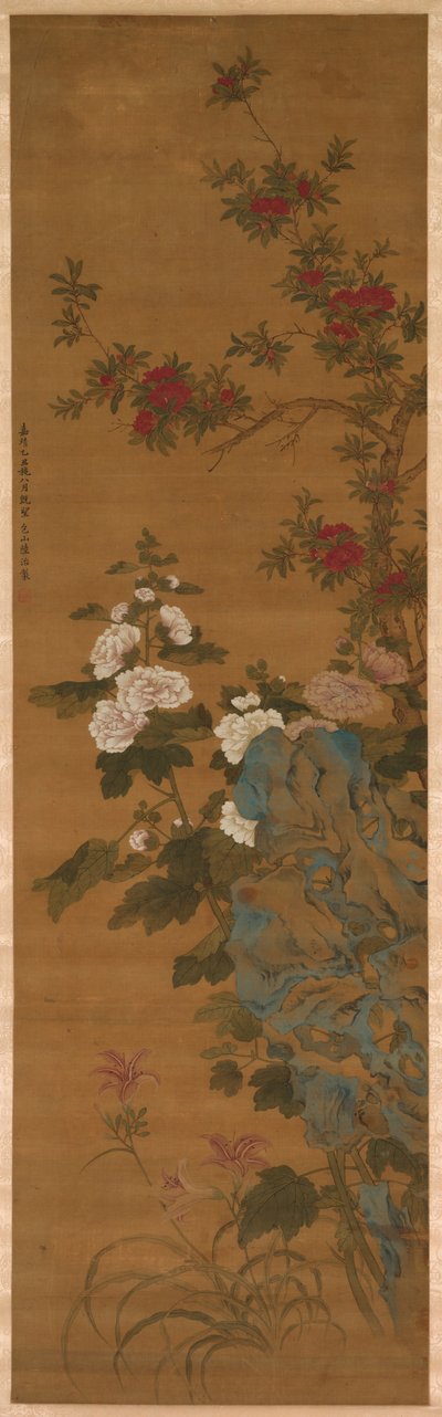 Flowers and Rocks by China, Ming dynasty