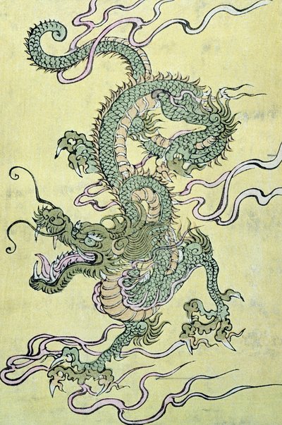 A Chinese Dragon by Chinese School
