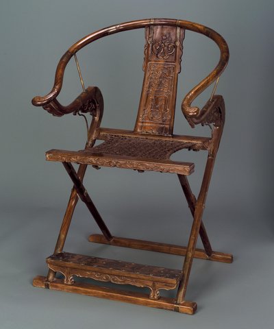 Folding Chair, Ming dynasty, 1600-50 by Chinese School
