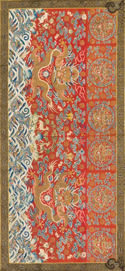 Hanging (with dragon design) by Chinese School