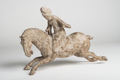 Polo player, 7th - 8th century by Chinese School