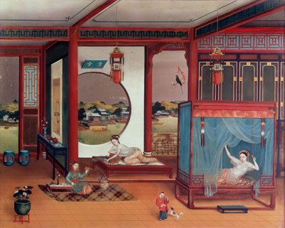 Scene of an Interior by Chinese School