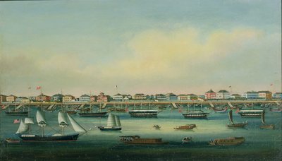 The Bund, Shanghai by Chinese School