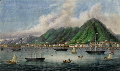 Victoria Island, Hong Kong, c.1865 by Chinese School