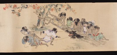 Ainu While Bear Hunting by Chishima