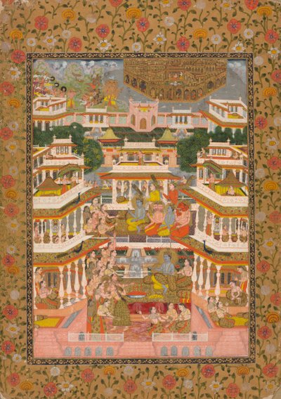 Tiered Court Scene by Chitarman II