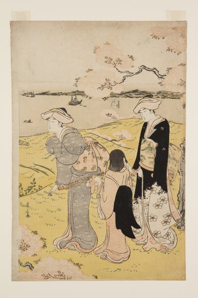 Cherry-blossom Viewing at Goten-yama by Chobunsai Eishi