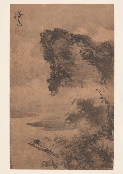 Landscape (album leaf) by Chong Son