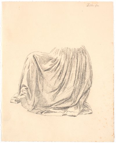 Drapery Study by Christen Købke