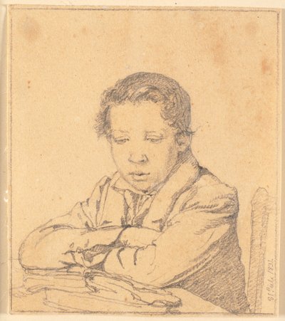 Reading Boy (Fritz Feilberg) by Christen Købke