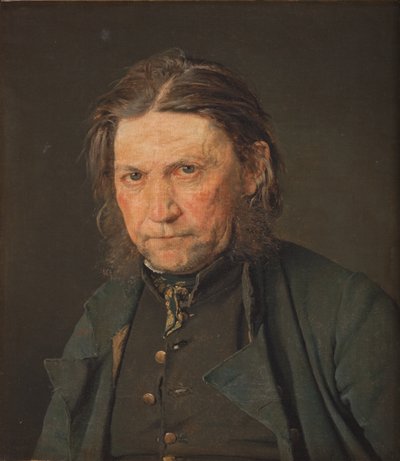 Portrait of an Old Sailor by Christen Købke