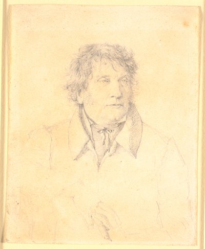 Portrait of the Father, Baker P.B. Købke by Christen Købke