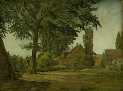 View of Falkonerallé outside Copenhagen by Christen Købke
