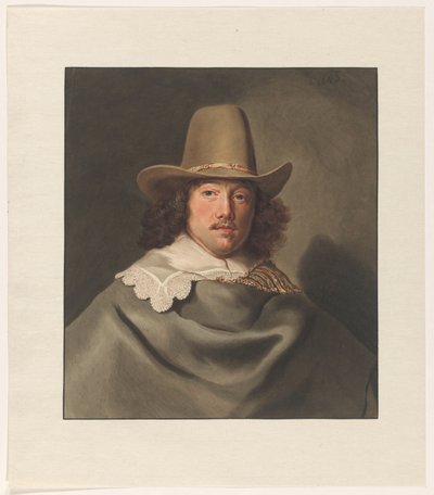 Portrait of Abraham Velters (1603-1690) by Christiaan Kramm