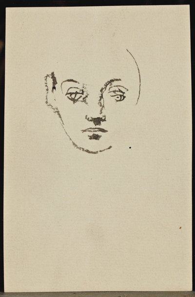 Study of a Face by Christian Bérard