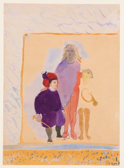 Three characters by Christian Bérard