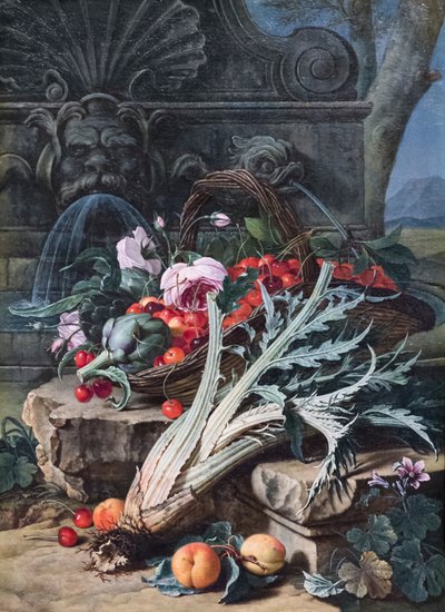 Still Life with Roman Mascherone by Christian Berentz