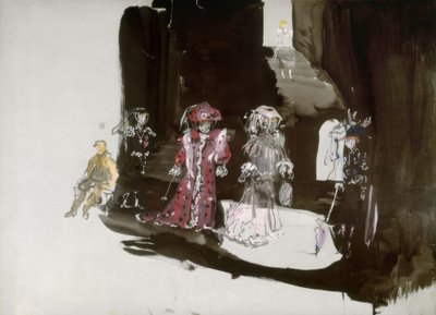 Stage Design with Costumes for the Premiere by Christian Bérard