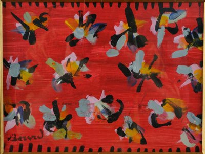 Design for a Red-Ground Carpet by Christian Bérard