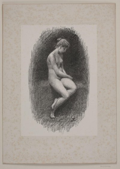Female Model Study by Christian Clausen