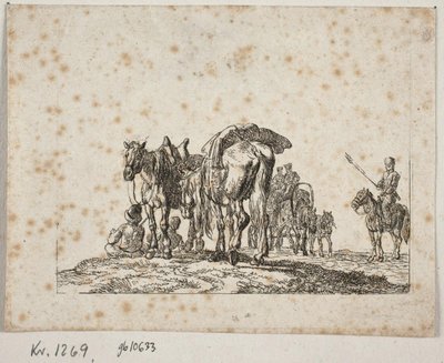 A Cossack by Christian David Gebauer