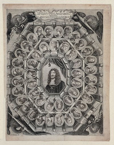 Emperor Leopold I in the Circle of His Ancestors by Christian Dittmann