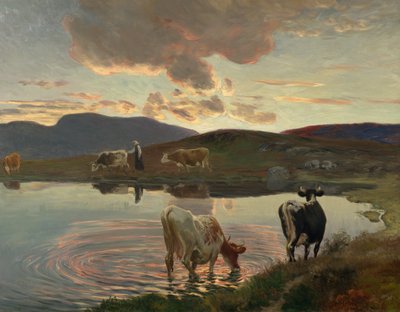 After sunset by Christian Eriksen Skredsvig