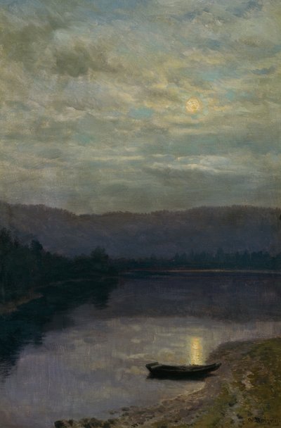 Moonrise by Sole Water by Christian Eriksen Skredsvig