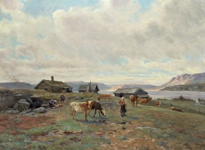 Morning atmosphere at Holmvassbu by Christian Eriksen Skredsvig