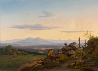 View into Werdenfelser Land by Christian Ernst Bernhard Morgenstern