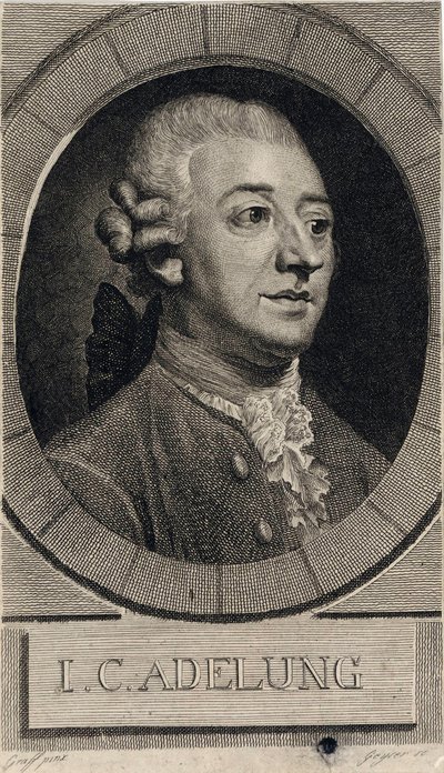 Johann Christoph Adelung 1732-1806 by Christian Gottlieb Geyser